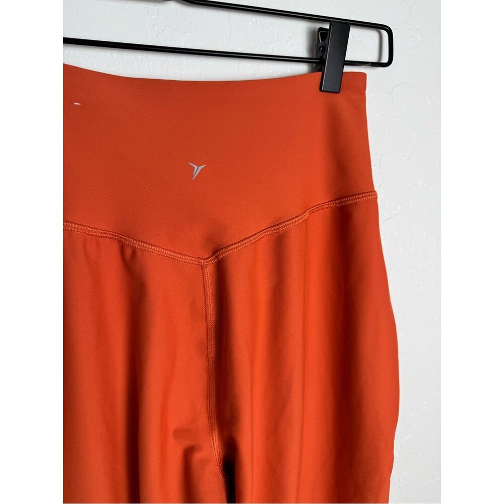 Old Navy High Waisted PowerSoft Crop Jogger Pant Buttery Soft - Orange - Picture 11 of 12